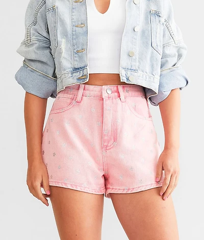 Rhinestone Star Ultra High Rise Short