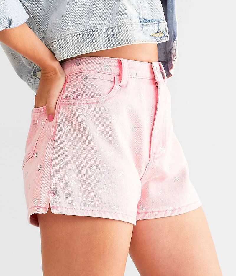 Rhinestone Star Ultra High Rise Short