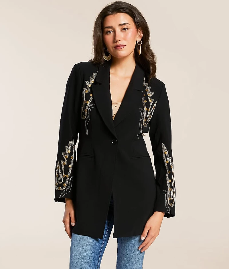 Western Stitch Studded Blazer