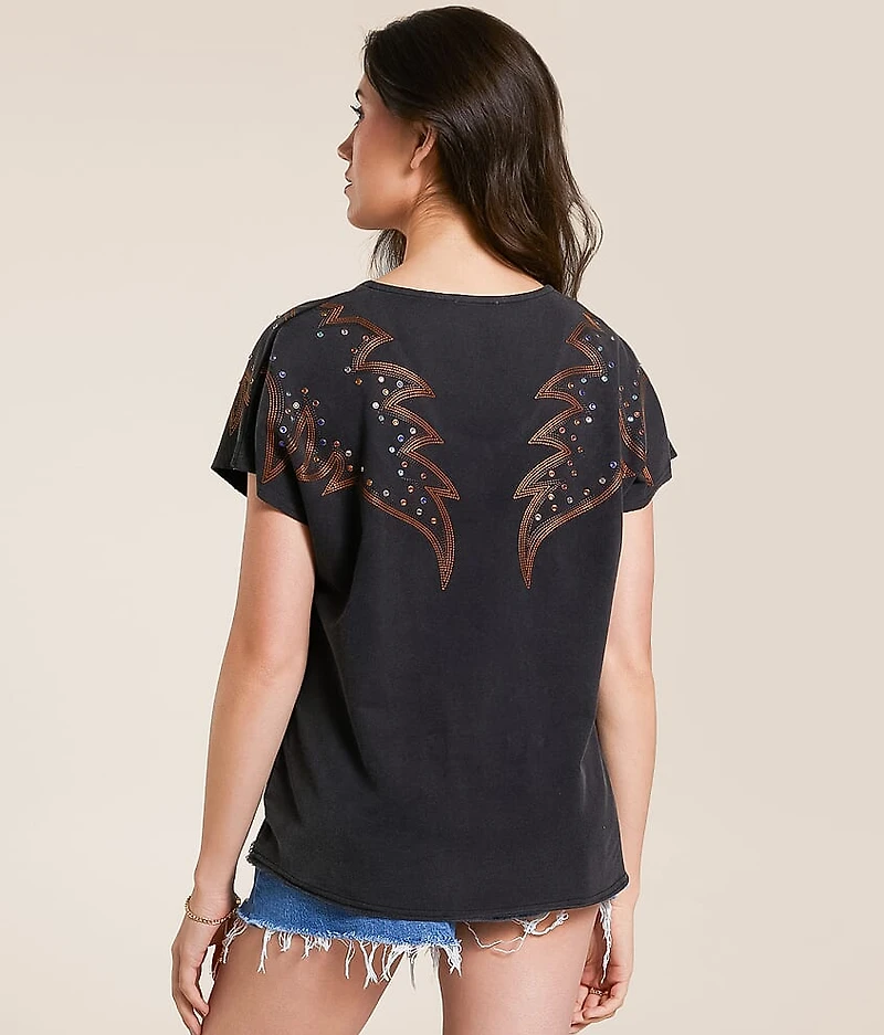 Western Rhinestone Top