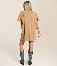 Studded Western T-Shirt Dress