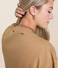 Studded Western T-Shirt Dress