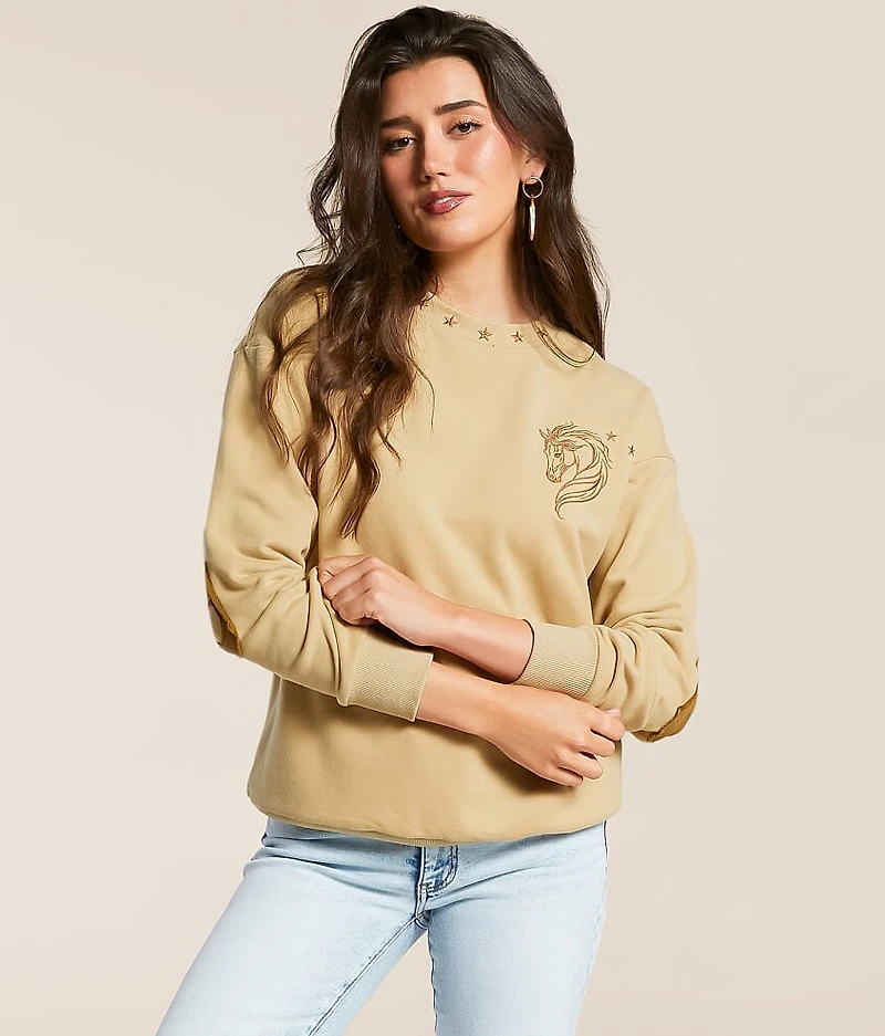 Blue B Western Pullover