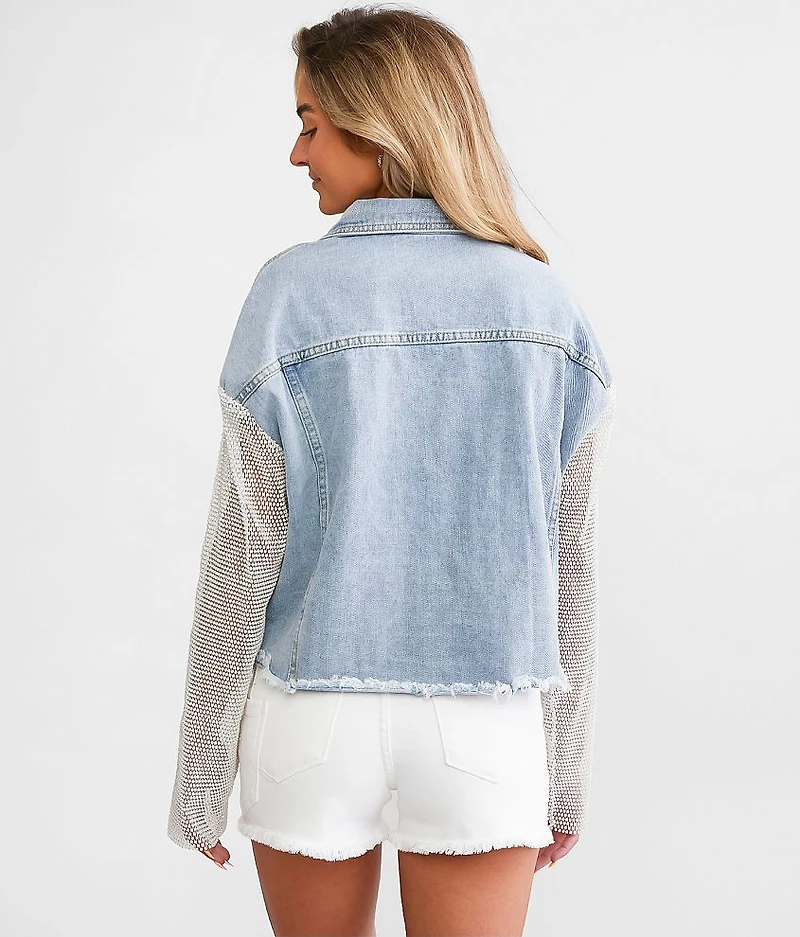 Rhinestone Denim Jacket