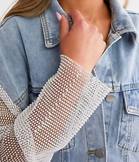 Rhinestone Denim Jacket