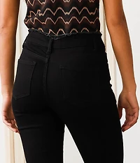 High Rise Cropped Flare Stretch Jean