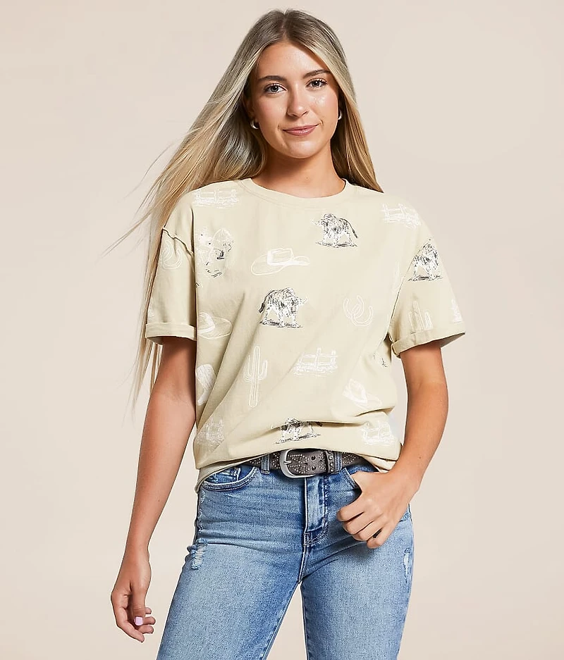 Blue B Western T-Shirt