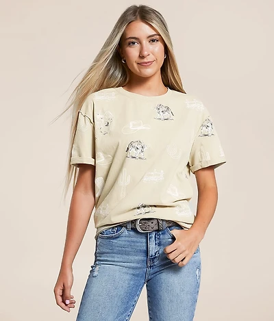 Blue B Western T-Shirt