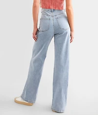 Ultra High Rise Wide Leg Rhinestone Stretch Jean