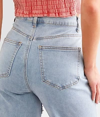 Ultra High Rise Wide Leg Rhinestone Stretch Jean