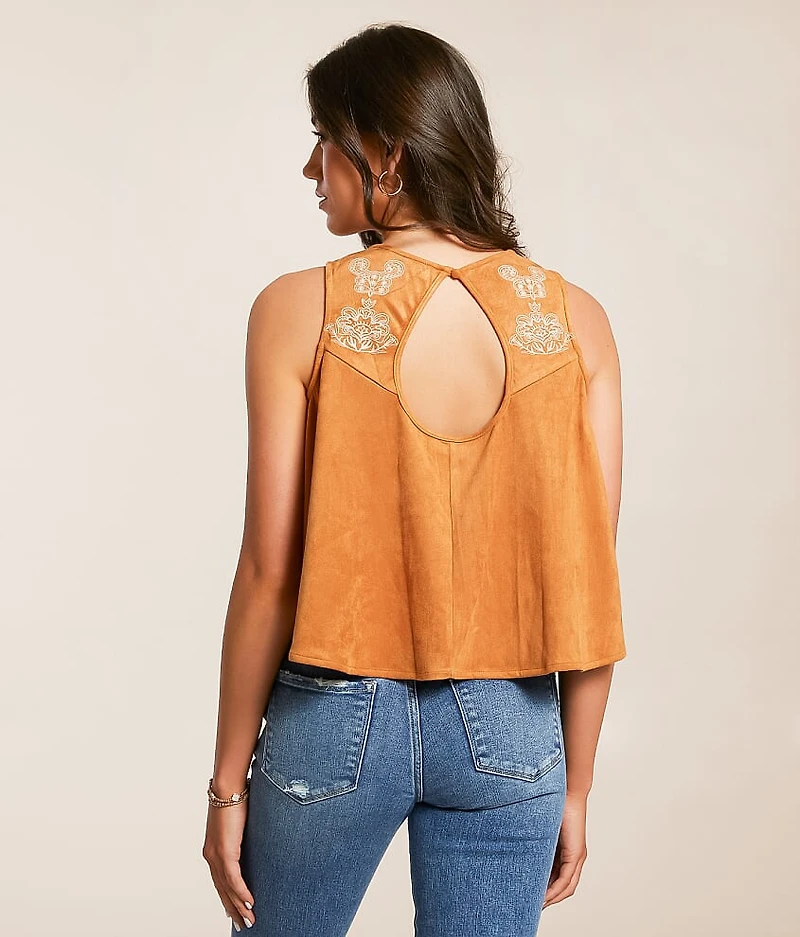 Western Velvet Tank Top
