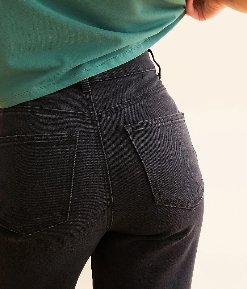 Ultra High Rise Wide Leg Rhinestone Stretch Jean