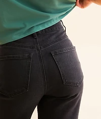 Ultra High Rise Wide Leg Rhinestone Stretch Jean