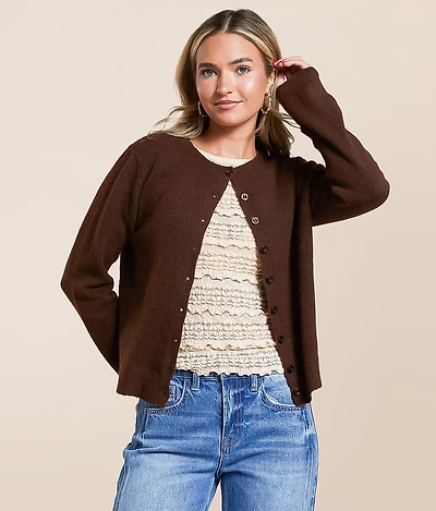 Marled Cardigan Sweater
