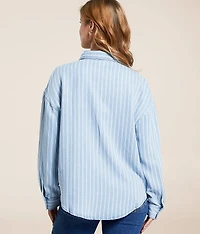 Striped Chambray Shirt