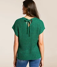 Back Tie Sweater