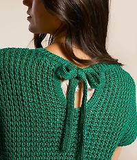 Back Tie Sweater