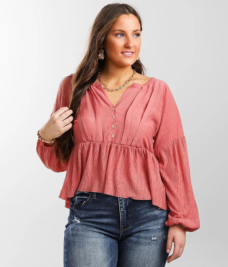 Babydoll Henley