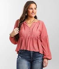 Babydoll Henley