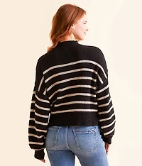Stripe Cropped Sweater