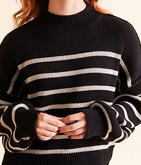 Stripe Cropped Sweater