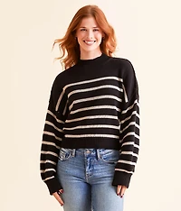 Stripe Cropped Sweater