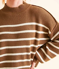 Stripe Cropped Sweater