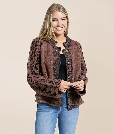 Knit Cardigan Sweater