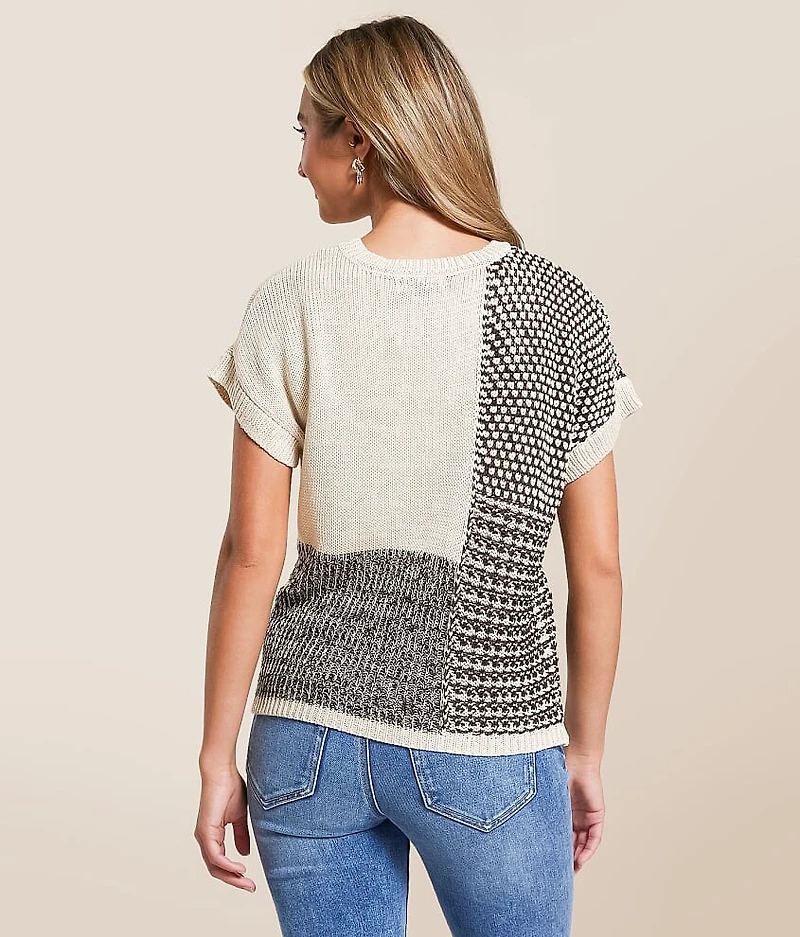 Mixed Pattern Sweater