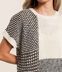 Mixed Pattern Sweater