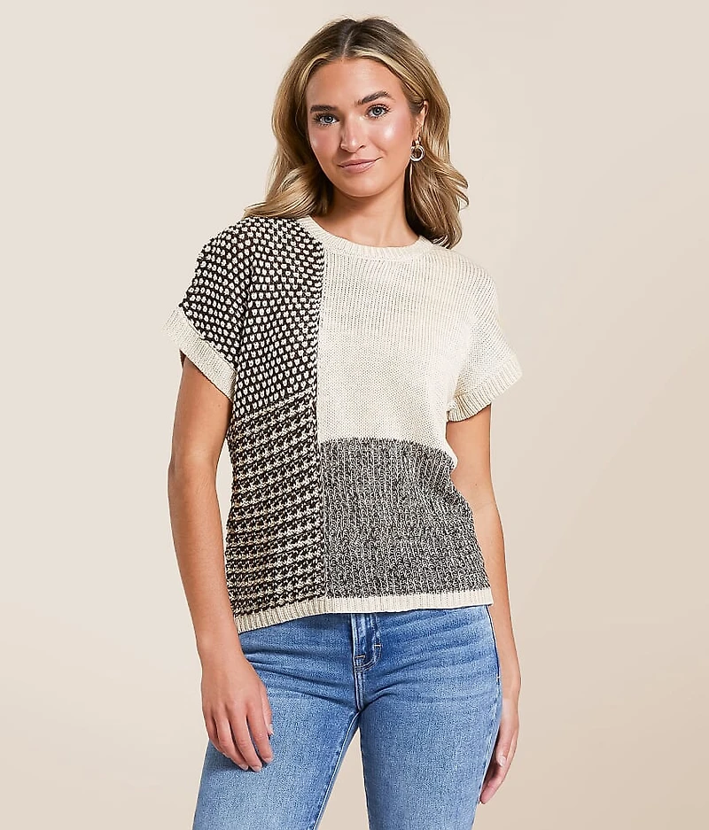 Mixed Pattern Sweater