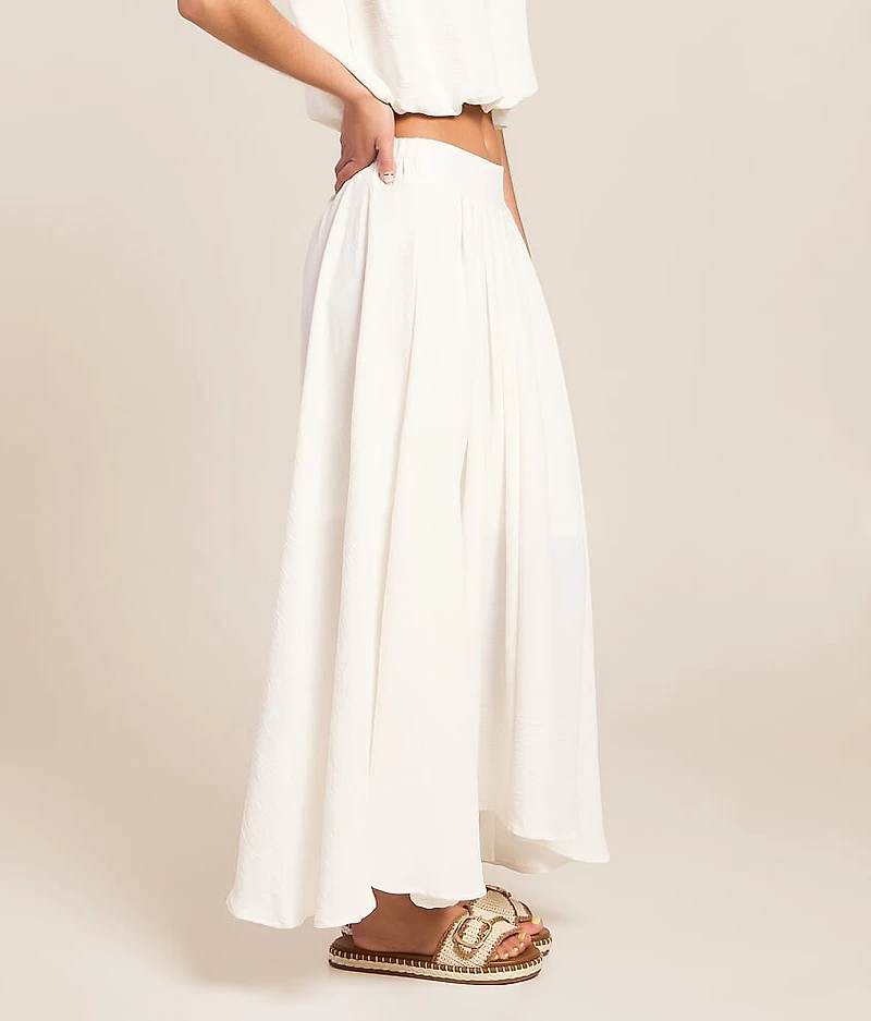 Pleated Midi Skirt