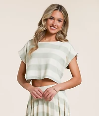Striped Crop Top