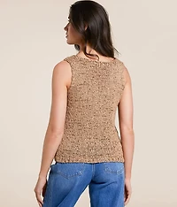 Open Weave Tank Top