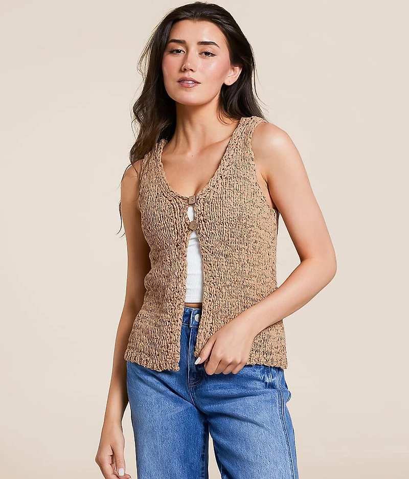 Open Weave Tank Top