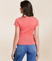 Scalloped Trim Top