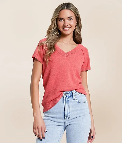 Exposed Seam Sweater