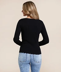 Scalloped Trim Top