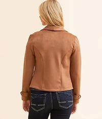 Faux Suede Jacket