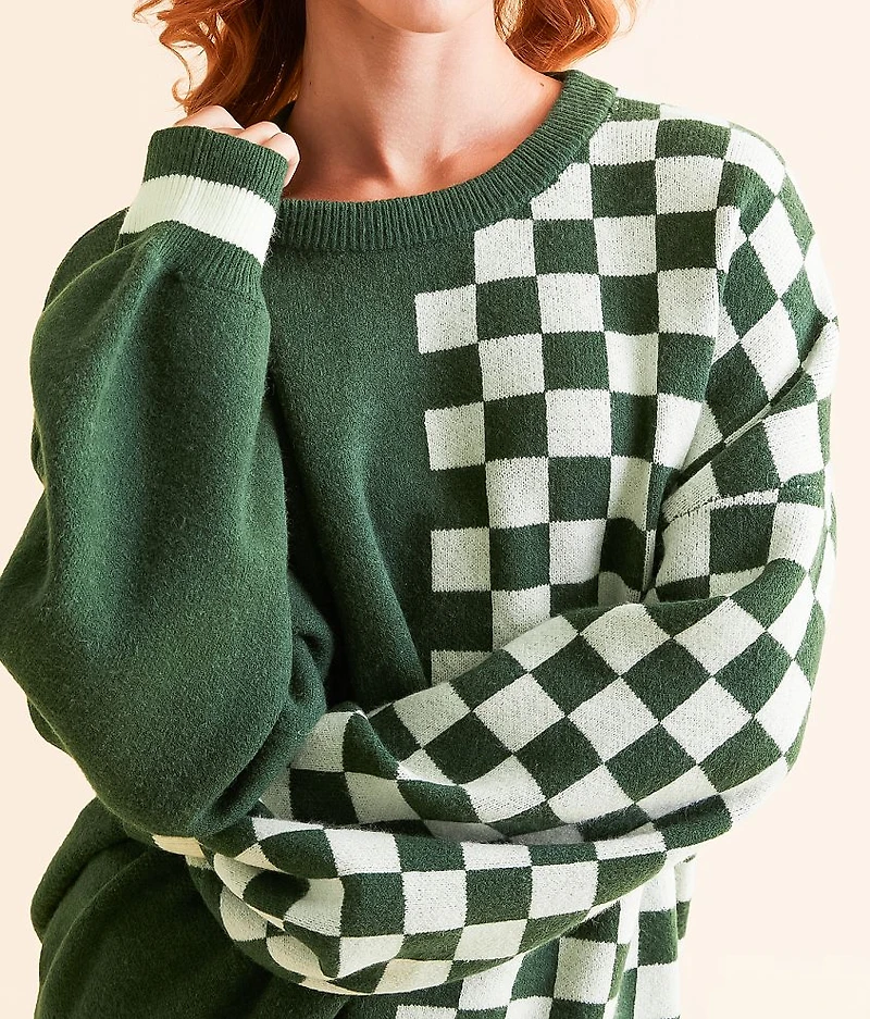 Checkered Sweater