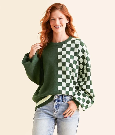 Checkered Sweater
