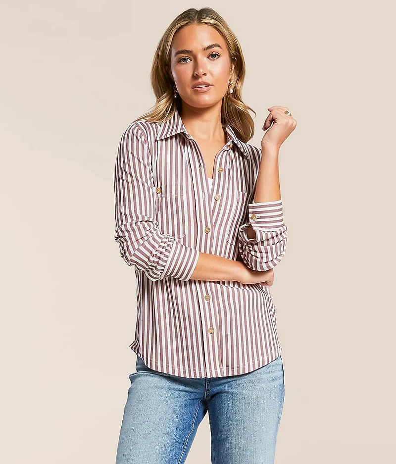 Striped Knit Shirt