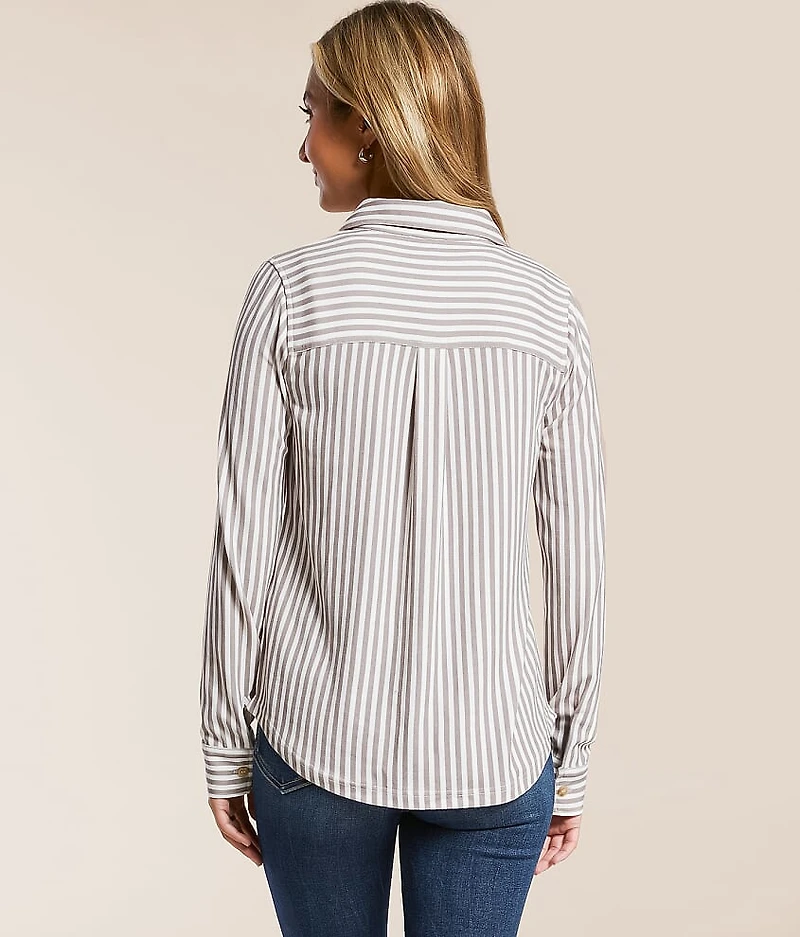 Striped Knit Shirt