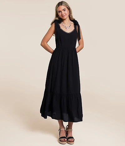 Tiered Midi Dress