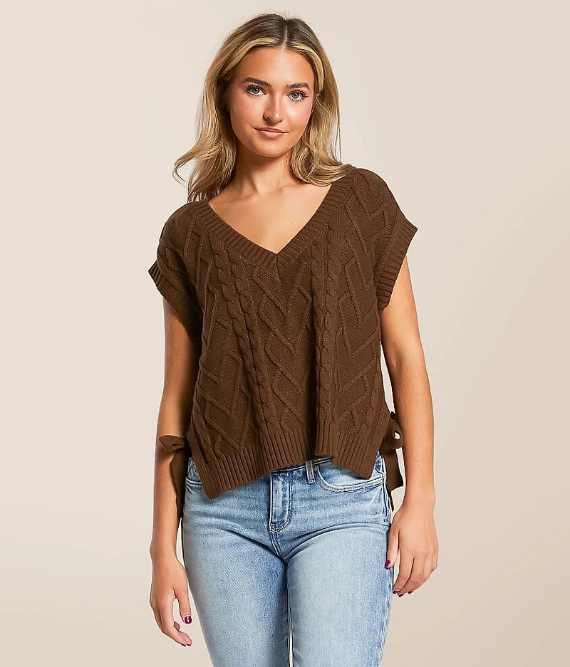 Cable Knit Boxy Sweater