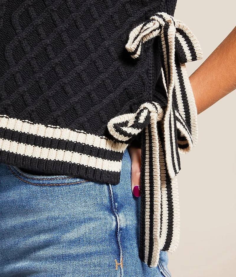 Cable Knit Boxy Sweater