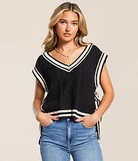 Cable Knit Boxy Sweater