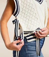 Cable Knit Boxy Sweater