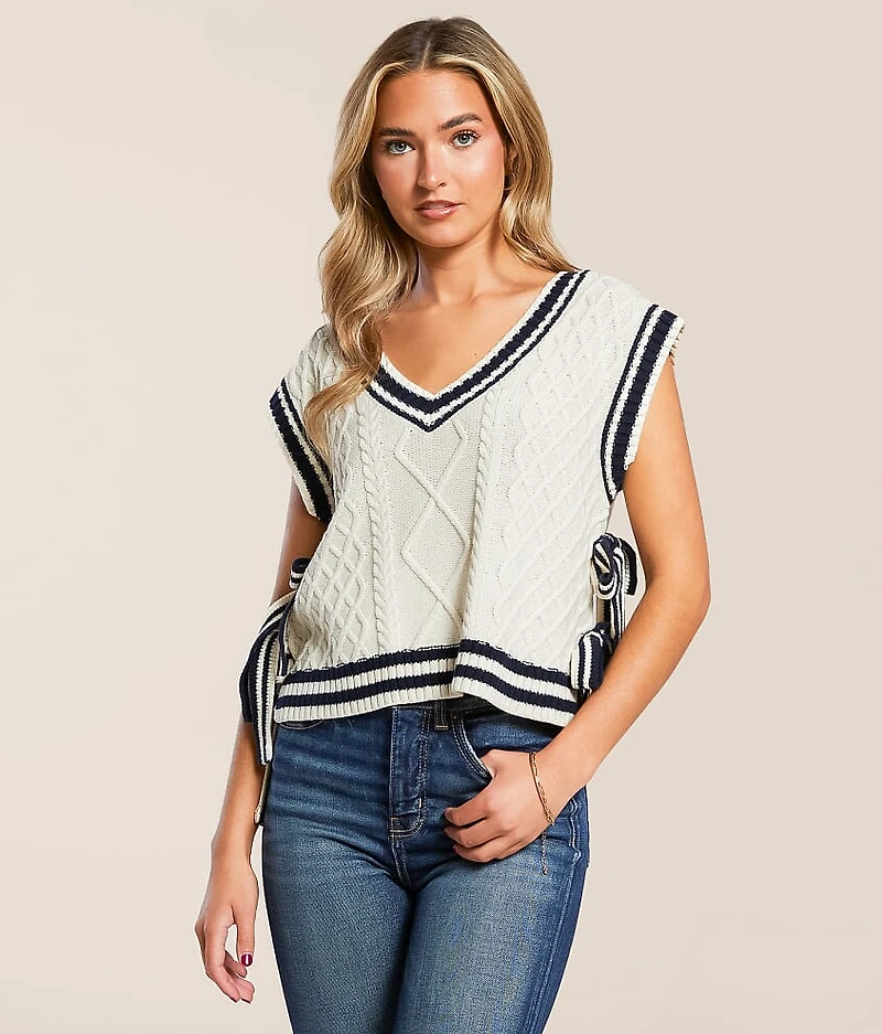 Cable Knit Boxy Sweater