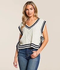 Cable Knit Boxy Sweater